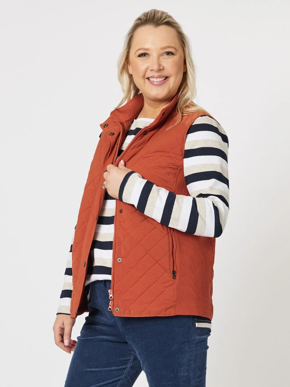 Brighton Puffer Vest - Maple