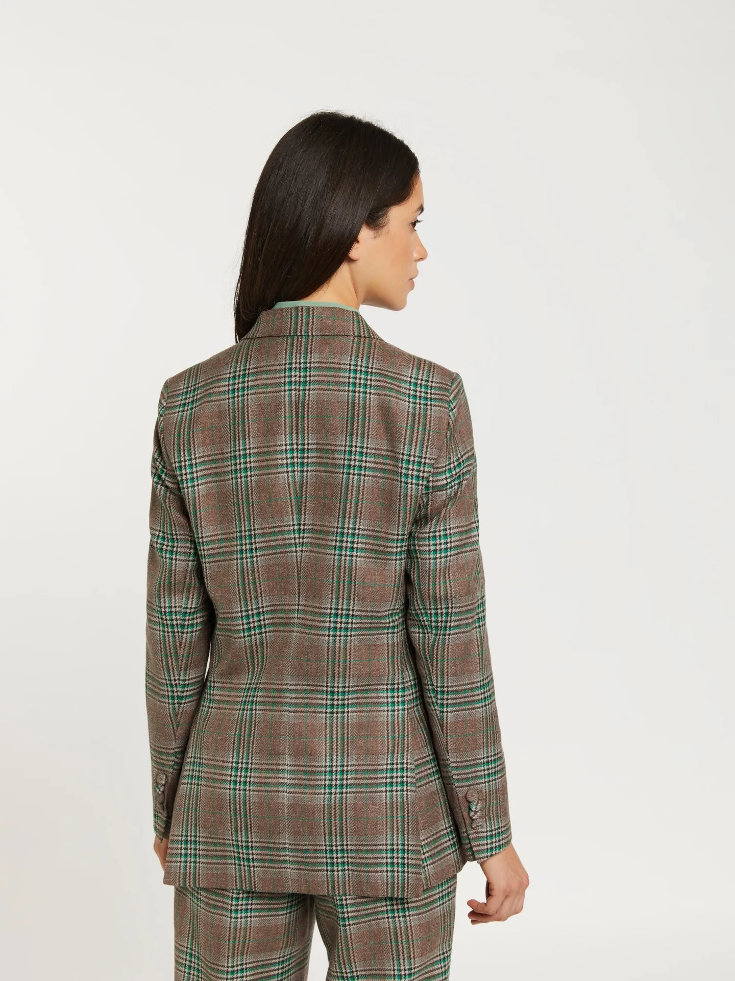 Double - breasted suit blazer
