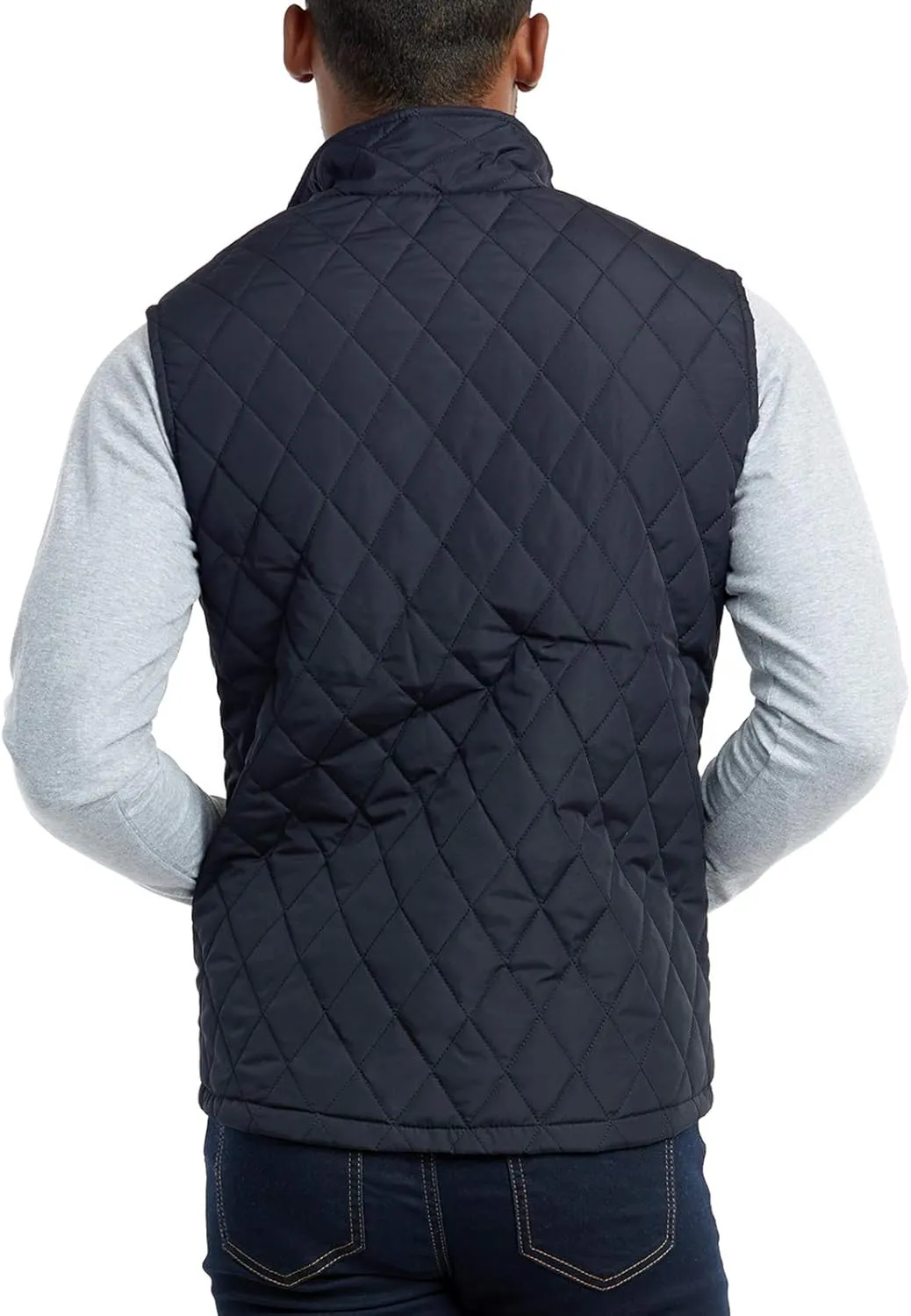 ET TU Men's Diamond Quilted Puffer Vest
