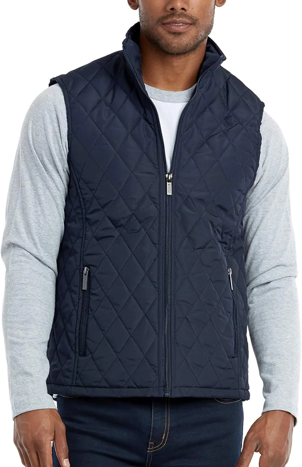 ET TU Men's Diamond Quilted Puffer Vest