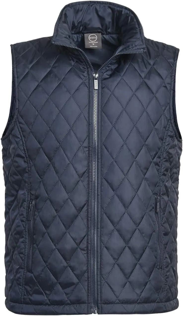 ET TU Men's Diamond Quilted Puffer Vest