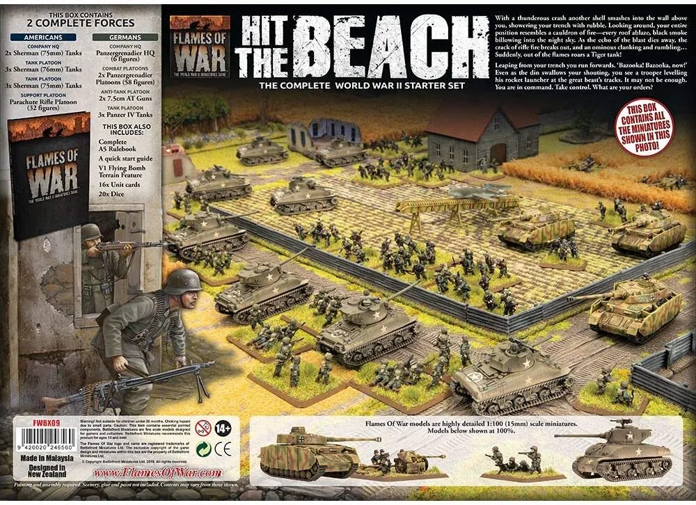Flames of War Starter Set Hit The Beach