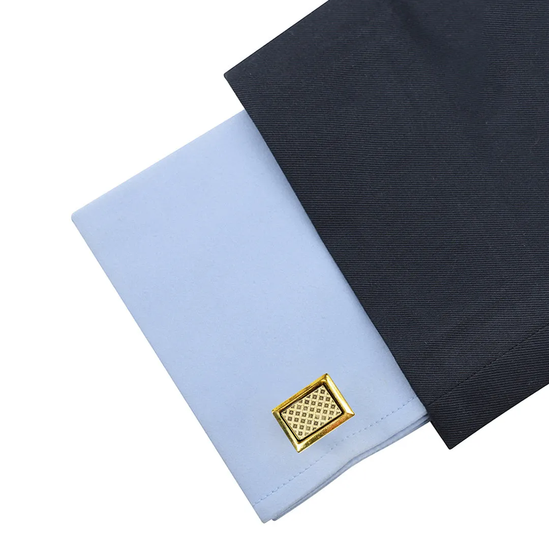 Kavove The Vintage Golden Cufflinks For Men