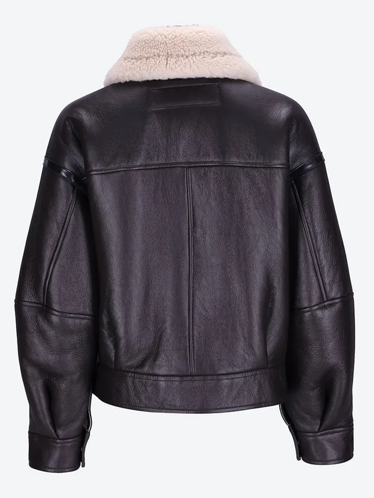 Leather jacket