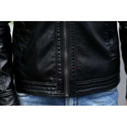 Men Faux Leather Jacket S22
