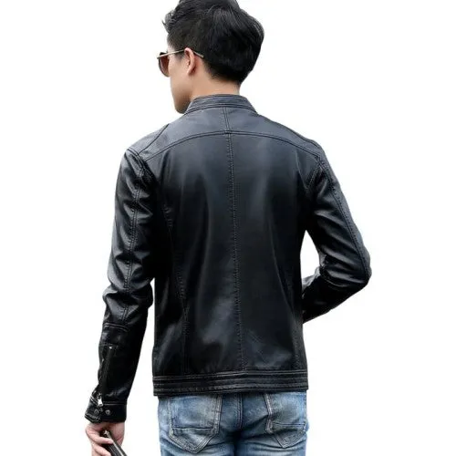 Men Faux Leather Jacket S22