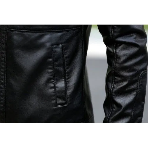 Men Faux Leather Jacket S22