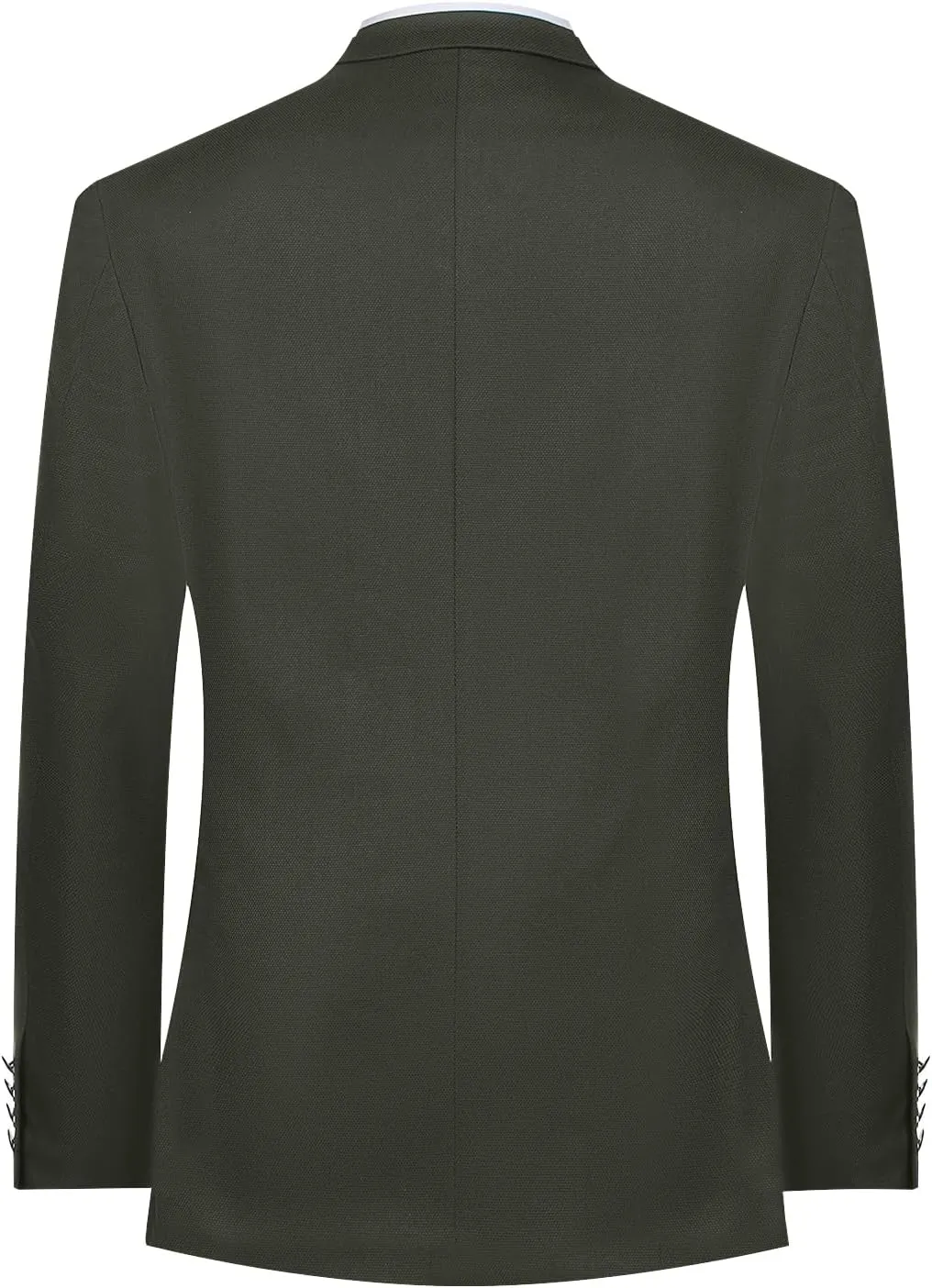 Men's Blazer Classic Fit Sport Coats Stylish 2 Button Single Breasted Stretch Sports Jacket for Business & Daily