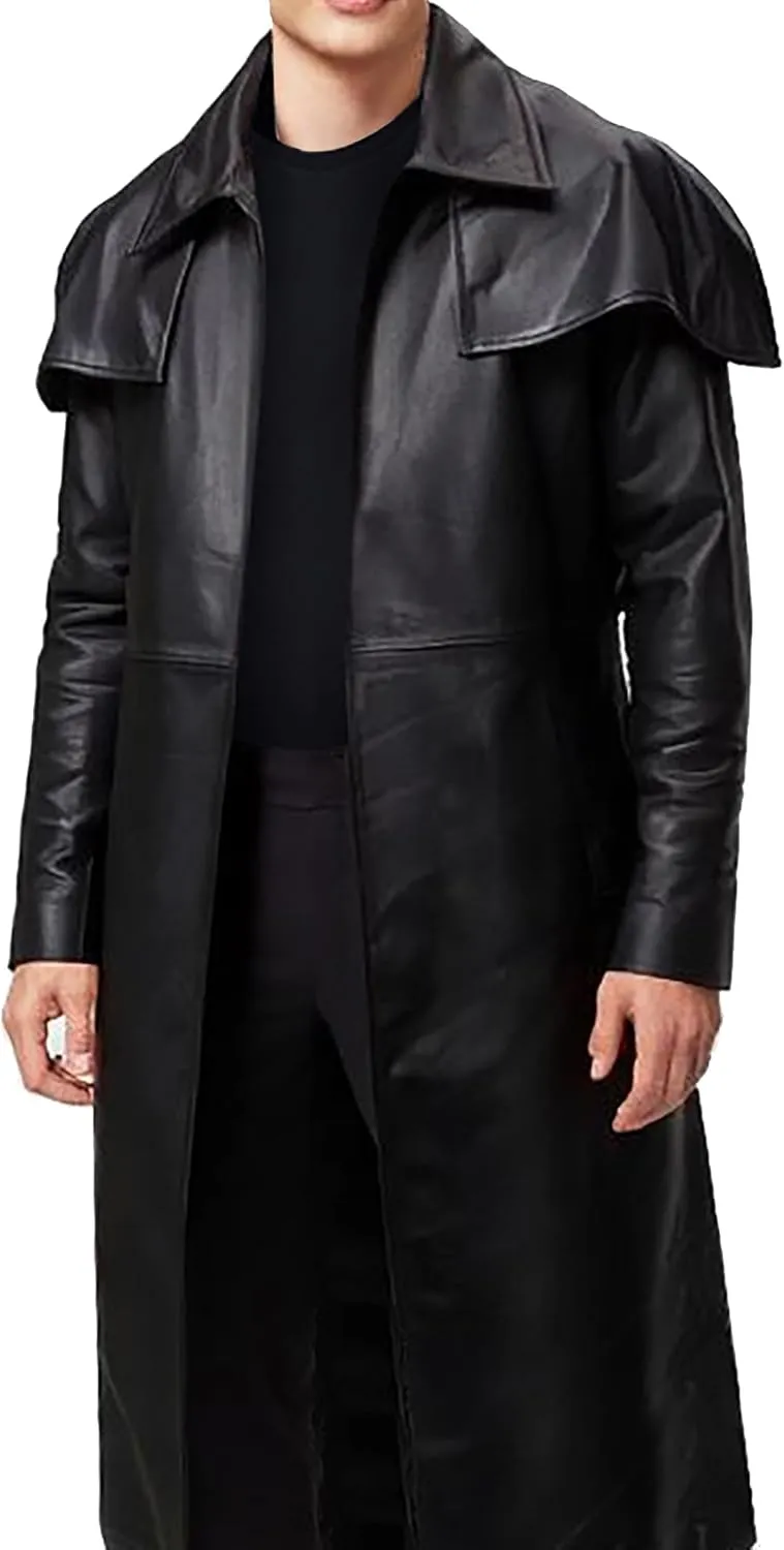 New Vegas A7 NCR Veteran Ranger Armor Brown Suede Leather Duster Coat