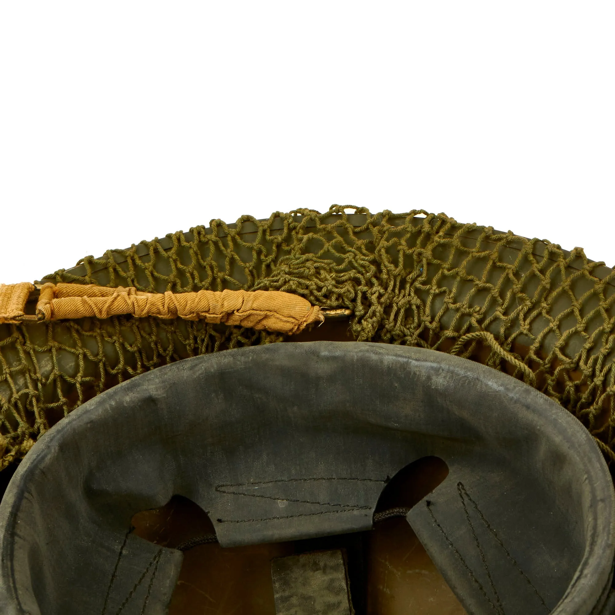 Original Canadian WWII Unissued Brodie MkII Steel Helmet Complete with Helmet Net by Canadian Motor Lamp Company - Dated 1942/43
