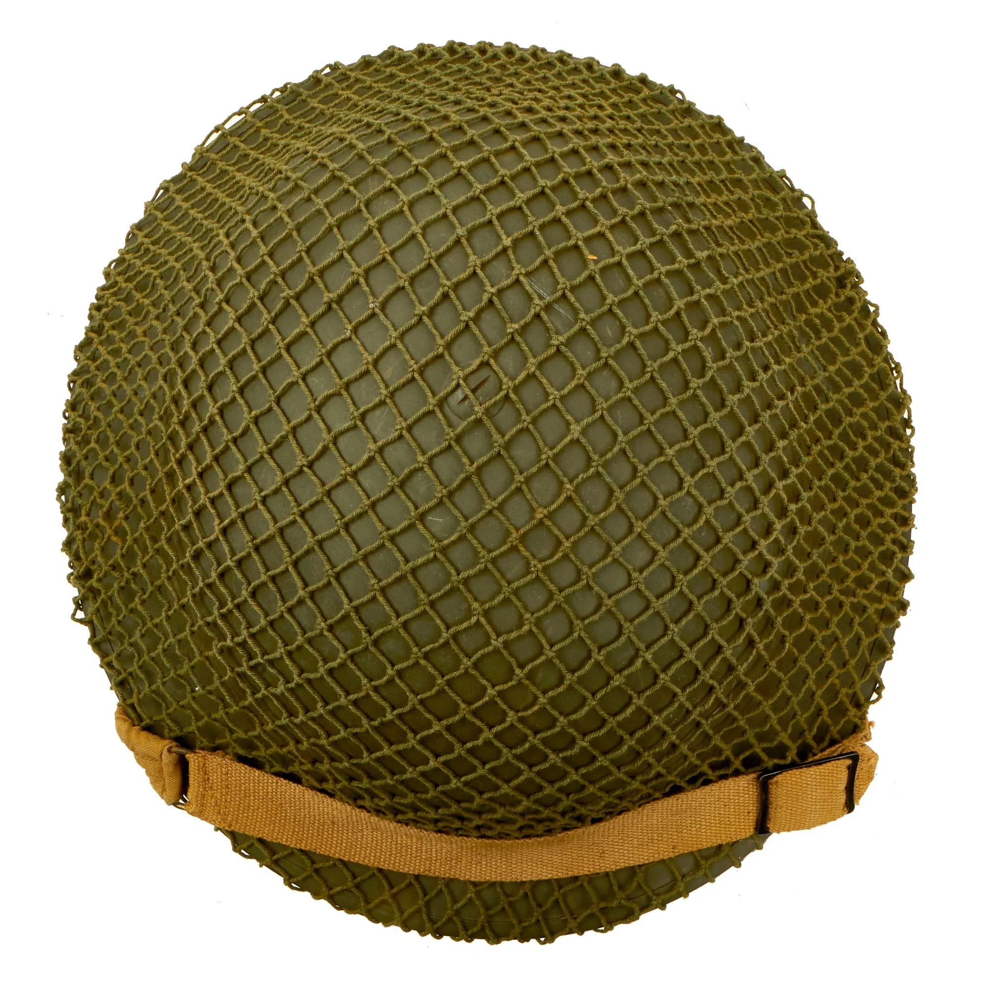 Original Canadian WWII Unissued Brodie MkII Steel Helmet Complete with Helmet Net by Canadian Motor Lamp Company - Dated 1942/43