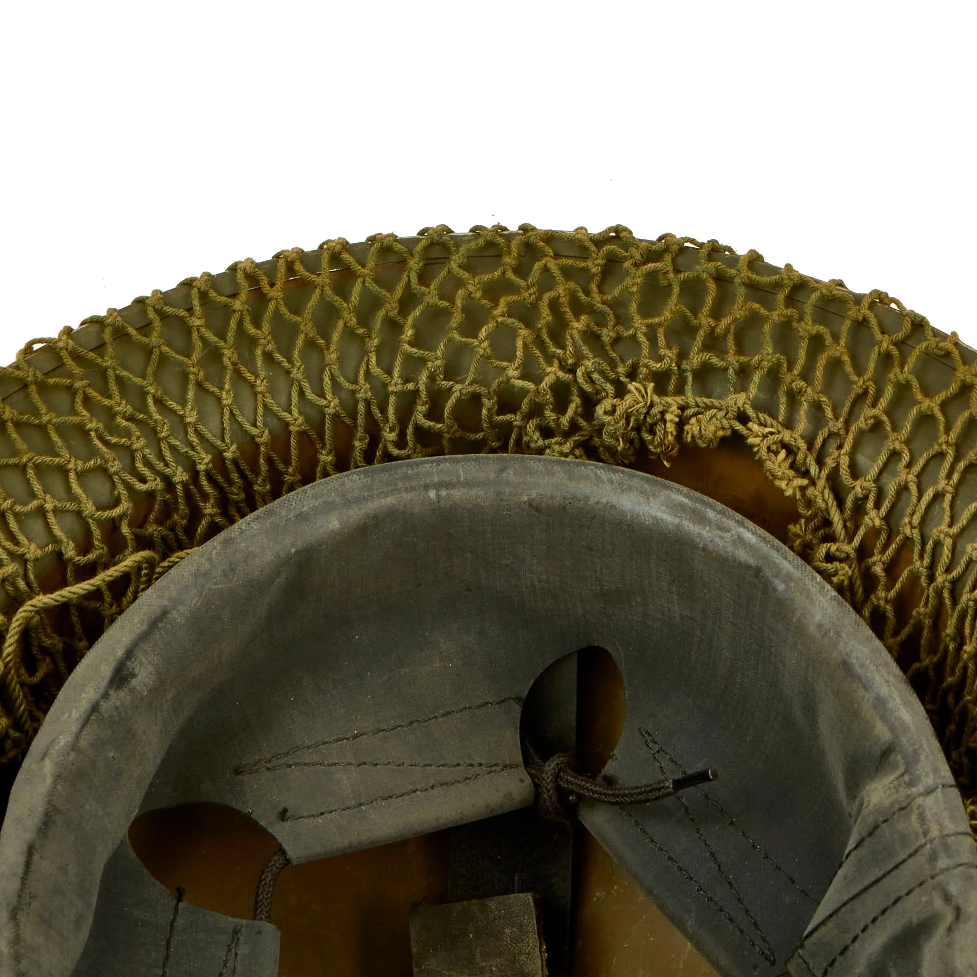 Original Canadian WWII Unissued Brodie MkII Steel Helmet Complete with Helmet Net by Canadian Motor Lamp Company - Dated 1942/43