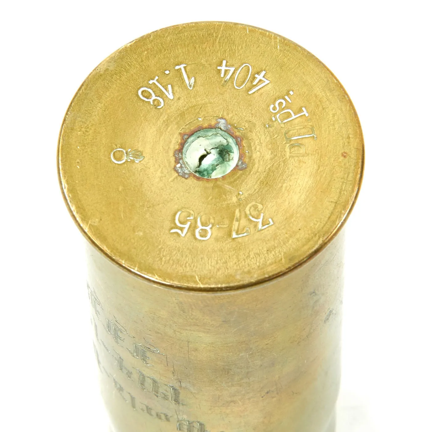 Original WWI Trench Art Engraved French Artillery Shells - German, French, English