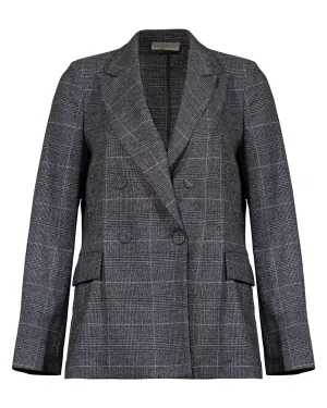 Prince of Wales Plaid Blazer