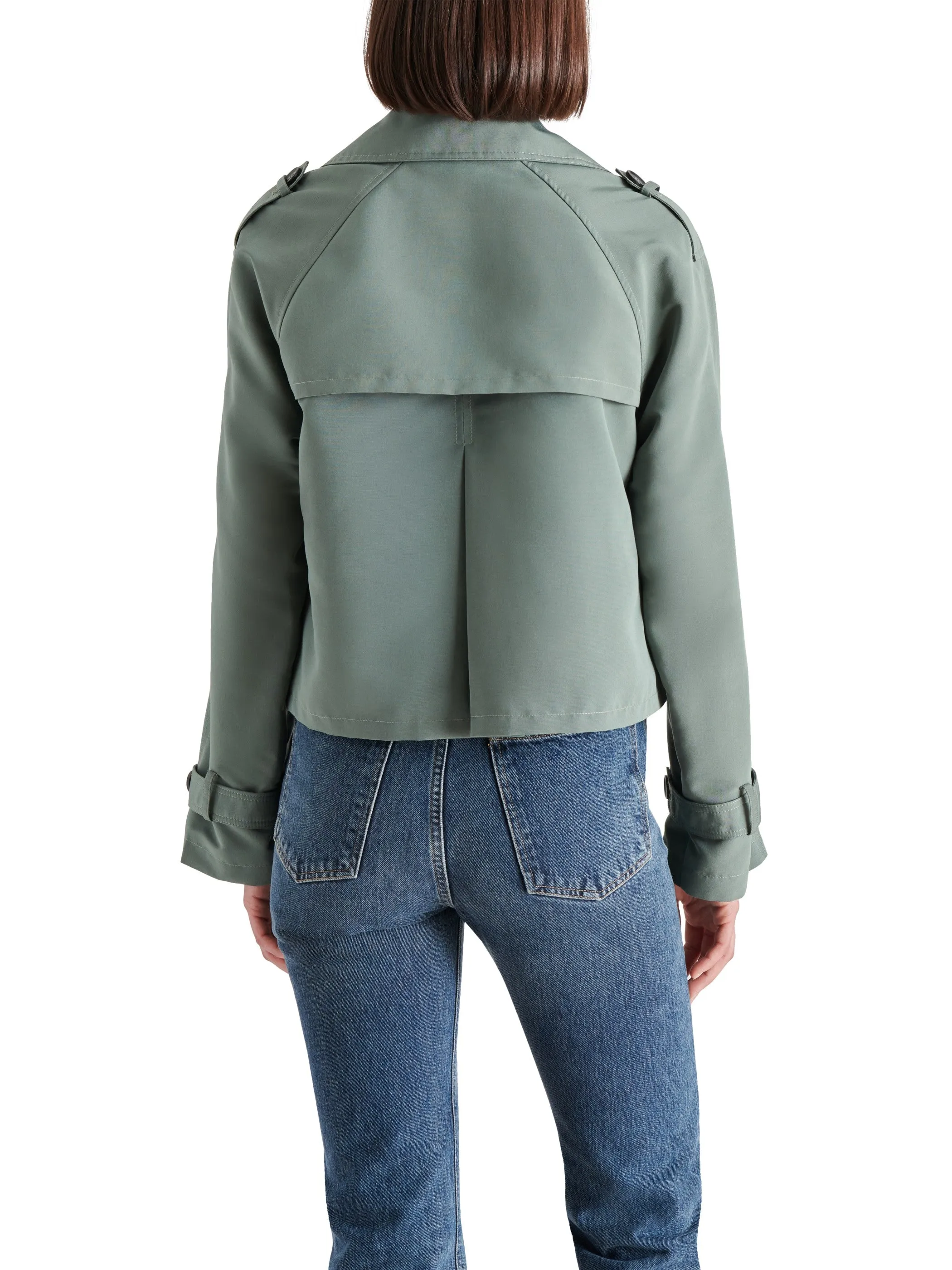 Sirus Cropped Trench Jacket