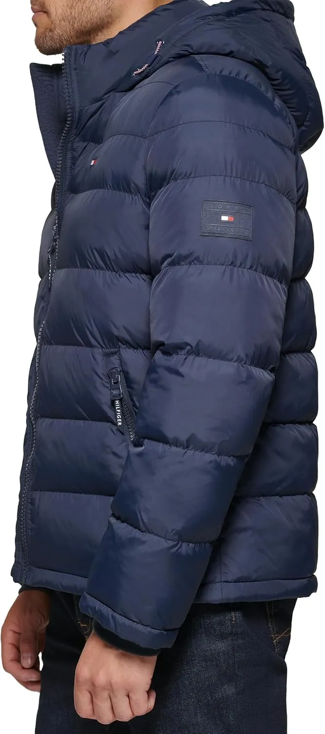 Tommy Hilfiger Men's Hooded Puffer Jacket (Standard and Big & Tall)