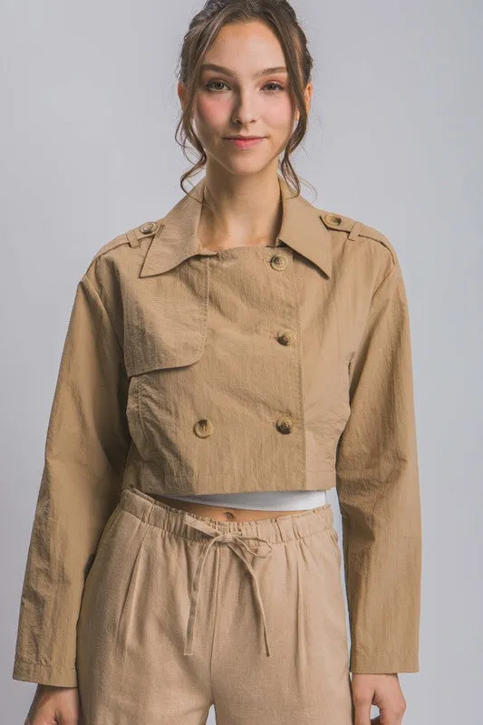 Trench Crop Jacket