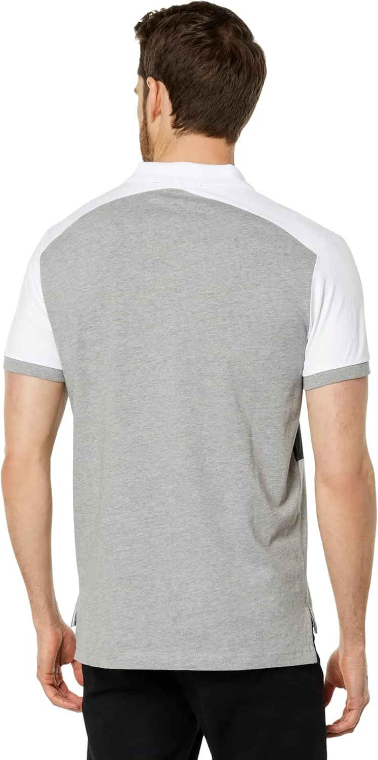 U.S. POLO ASSN. Slim Fit Chest Stripe Color-Block Polo