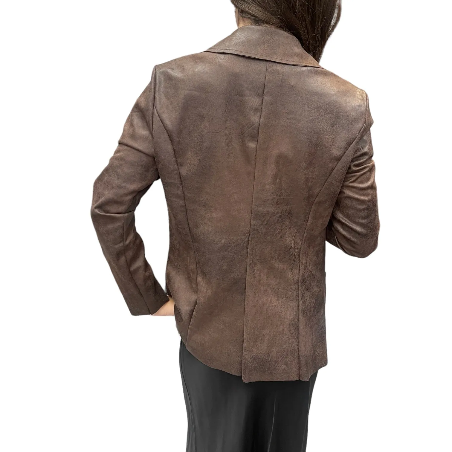 Vintage Faux Leather Jacket