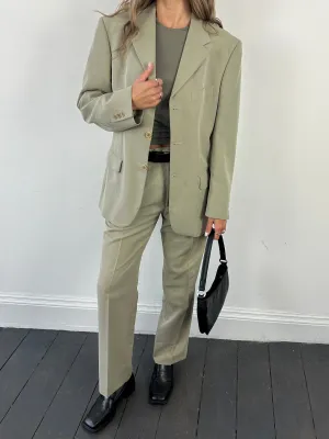 Vintage Relaxed Single Breasted Suit - 38R/W31